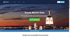 Desktop Screenshot of equitymarketdata.com